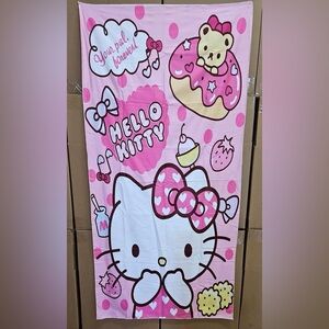 Hello kitty beach towel